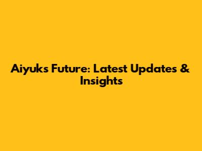Aiyuk's Future: Latest Updates & Insights