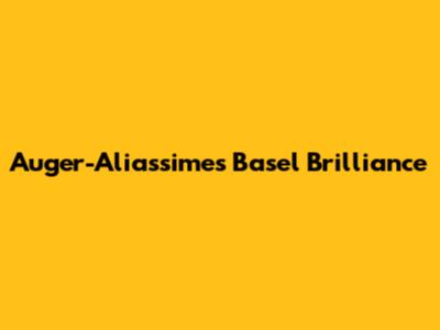 Auger-Aliassime's Basel Brilliance