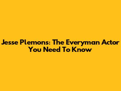 Jesse Plemons: The Everyman Actor You Need To Know