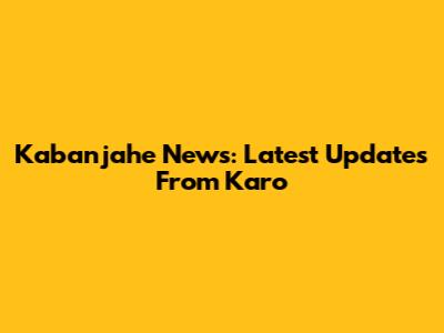 Kabanjahe News: Latest Updates From Karo