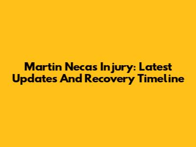 Martin Necas Injury: Latest Updates And Recovery Timeline