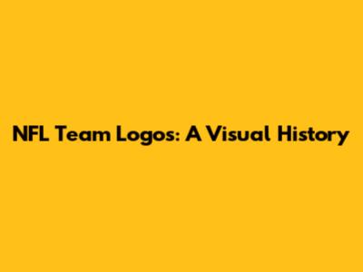 NFL Team Logos: A Visual History