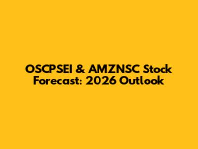 OSCPSEI & AMZNSC Stock Forecast: 2026 Outlook
