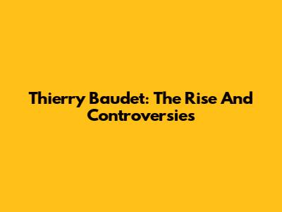 Thierry Baudet: The Rise And Controversies